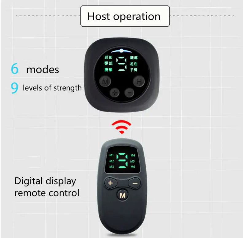 EMS Foot Massage Machine for Improved Circulation, Muscle Relaxation, and Fatigue Relief