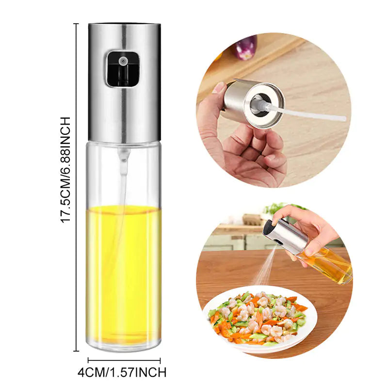 Kitchen Condiment Oil Spray Bottle
