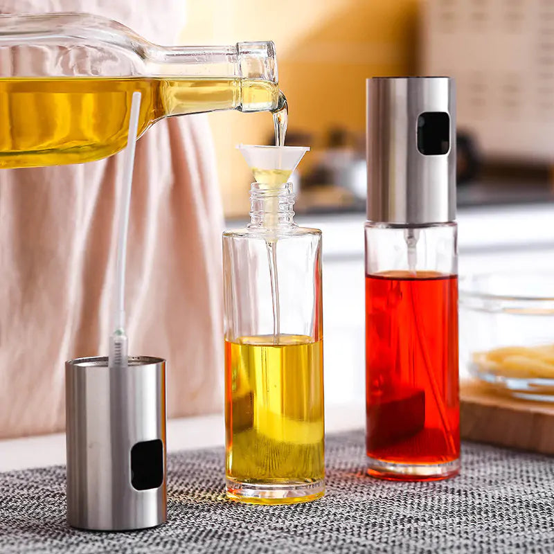 Kitchen Condiment Oil Spray Bottle