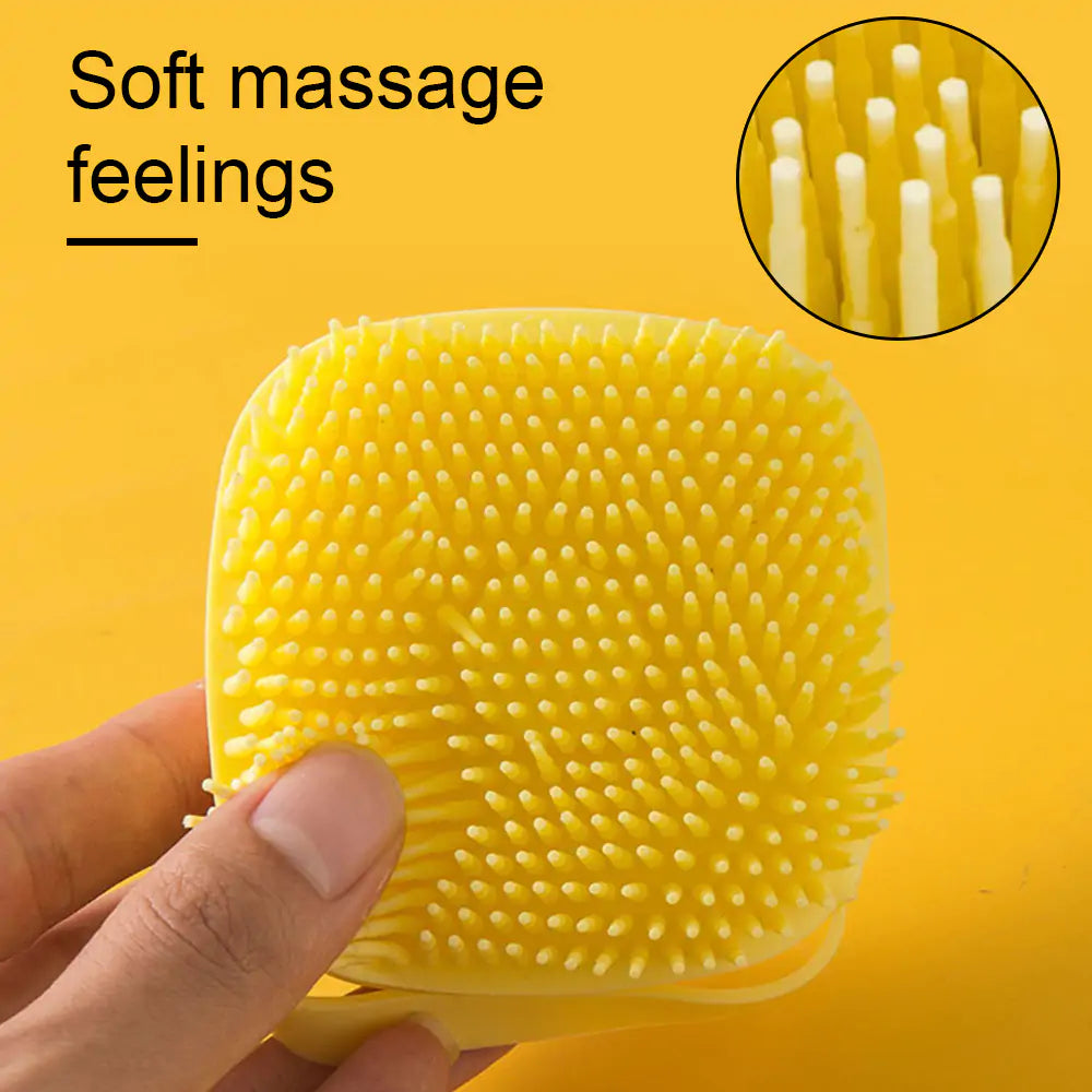 Soft Silicone Dog Brush to Clean and Well-Groomed