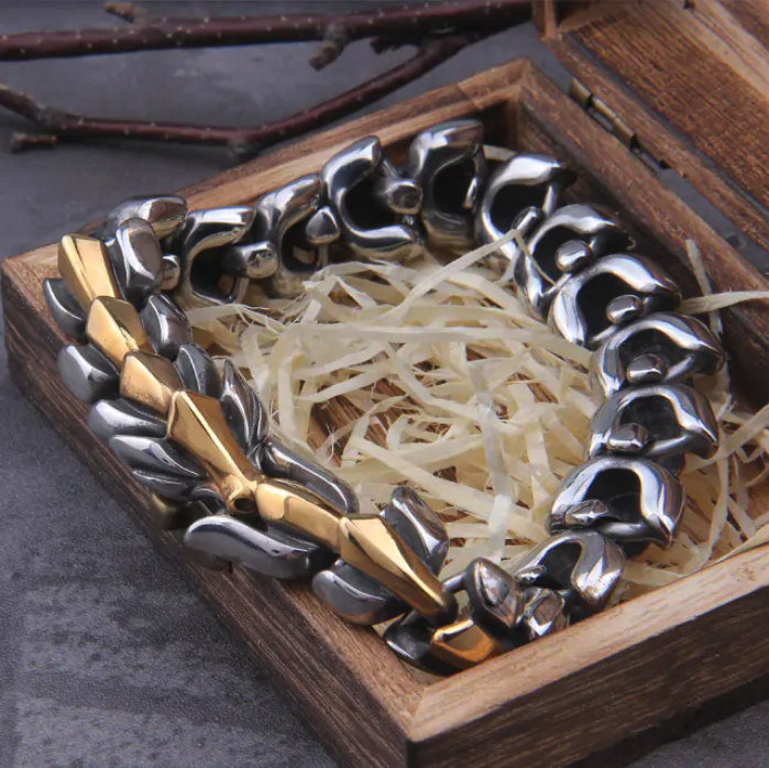 Men's Viking Bracelet - Stainless Steel Fashion Jewelry