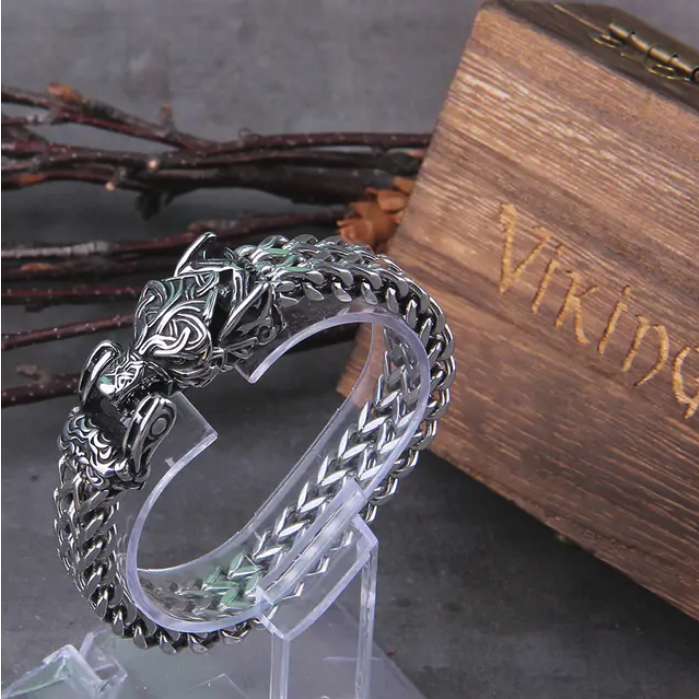 Men's Viking Bracelet - Stainless Steel Fashion Jewelry