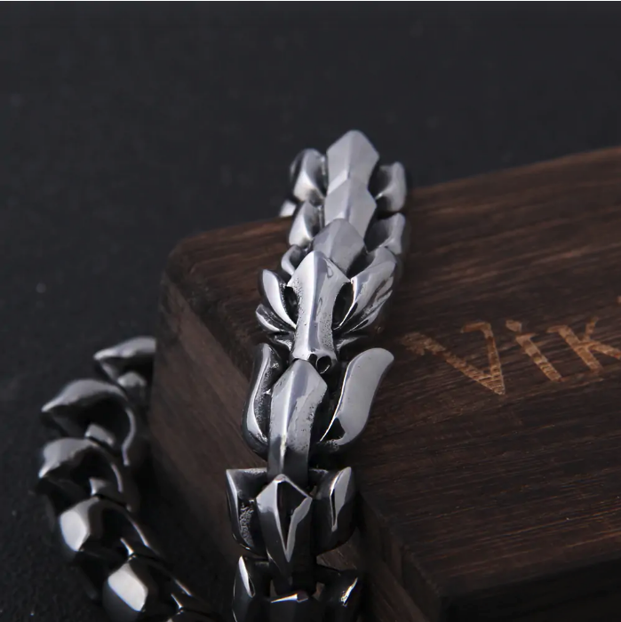 Men's Viking Bracelet - Stainless Steel Fashion Jewelry