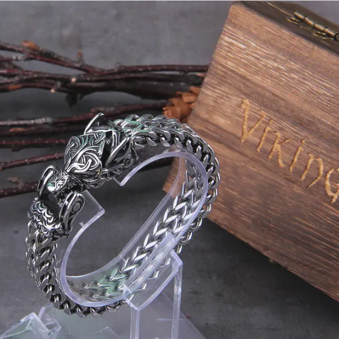 Men's Viking Bracelet - Stainless Steel Fashion Jewelry