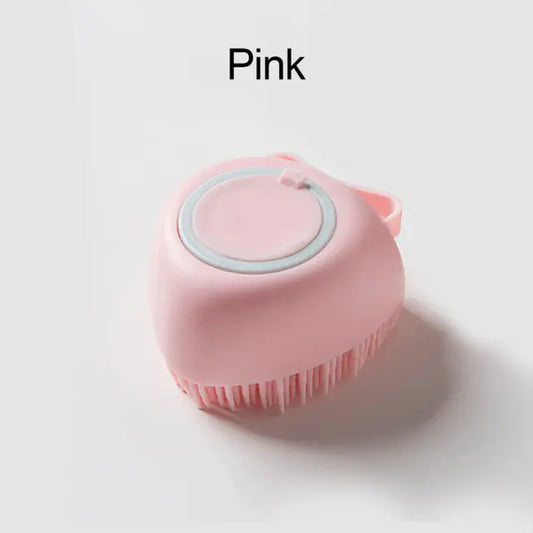 Soft Silicone Dog Brush to Clean and Well-Groomed
