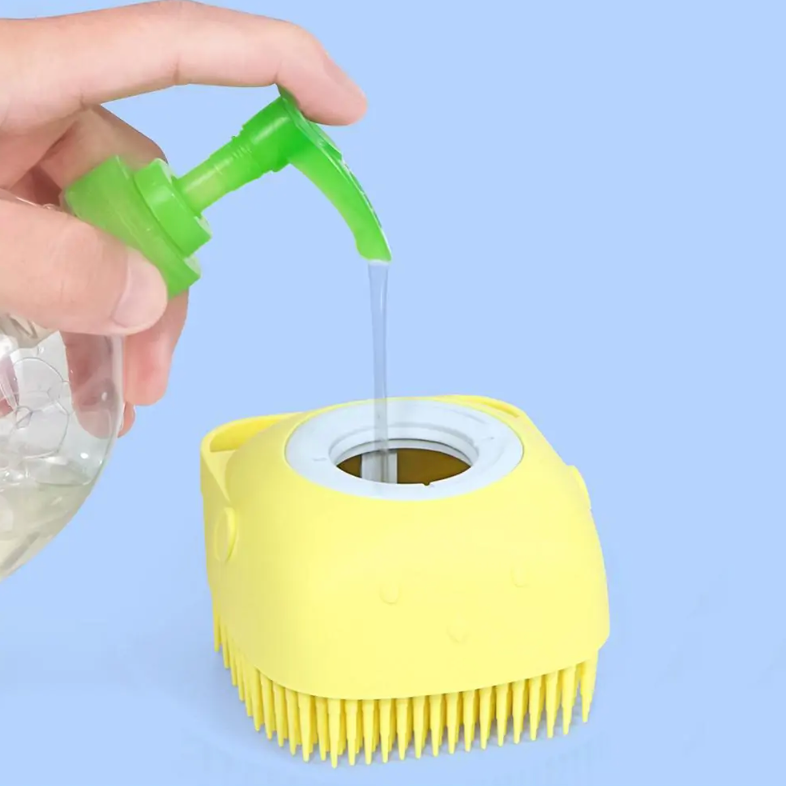 Dog Bath Brush- Grooming Shampoo Brush