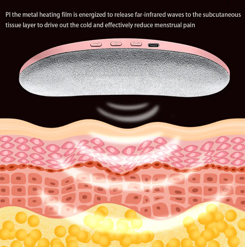 Abdominal Massage Belt-Heating Pad
