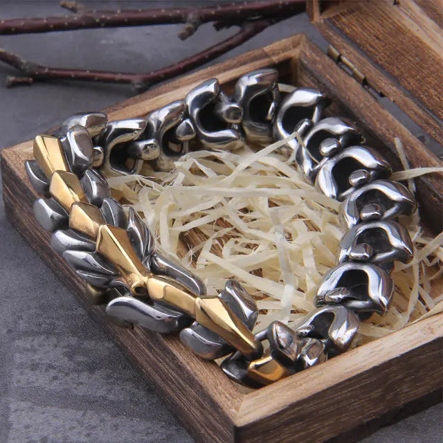 Men's Viking Bracelet - Stainless Steel Fashion Jewelry