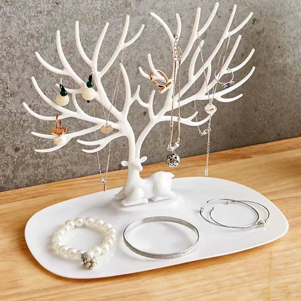 Deer Antler Tree Hanging Jewelry Holder