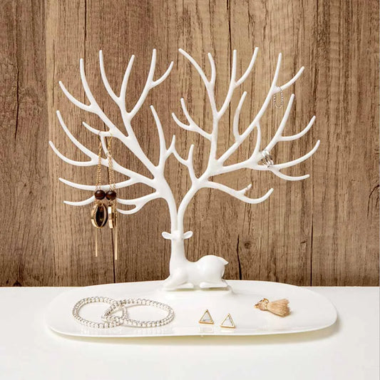 Deer Antler Tree Hanging Jewelry Holder