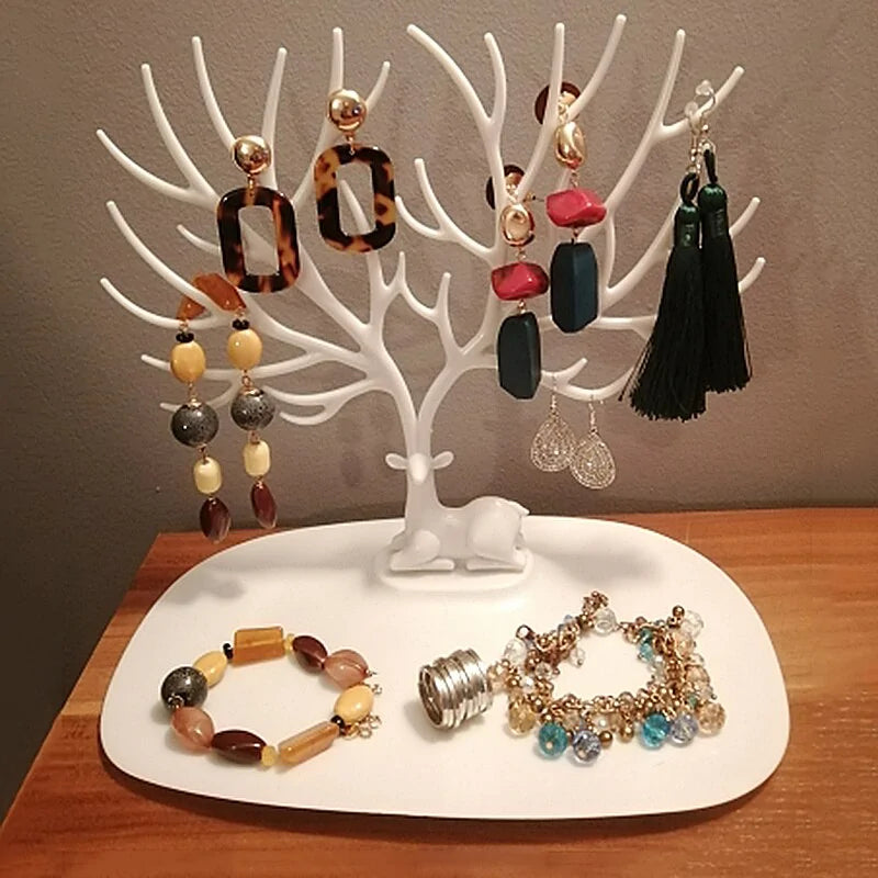 Deer Antler Tree Hanging Jewelry Holder