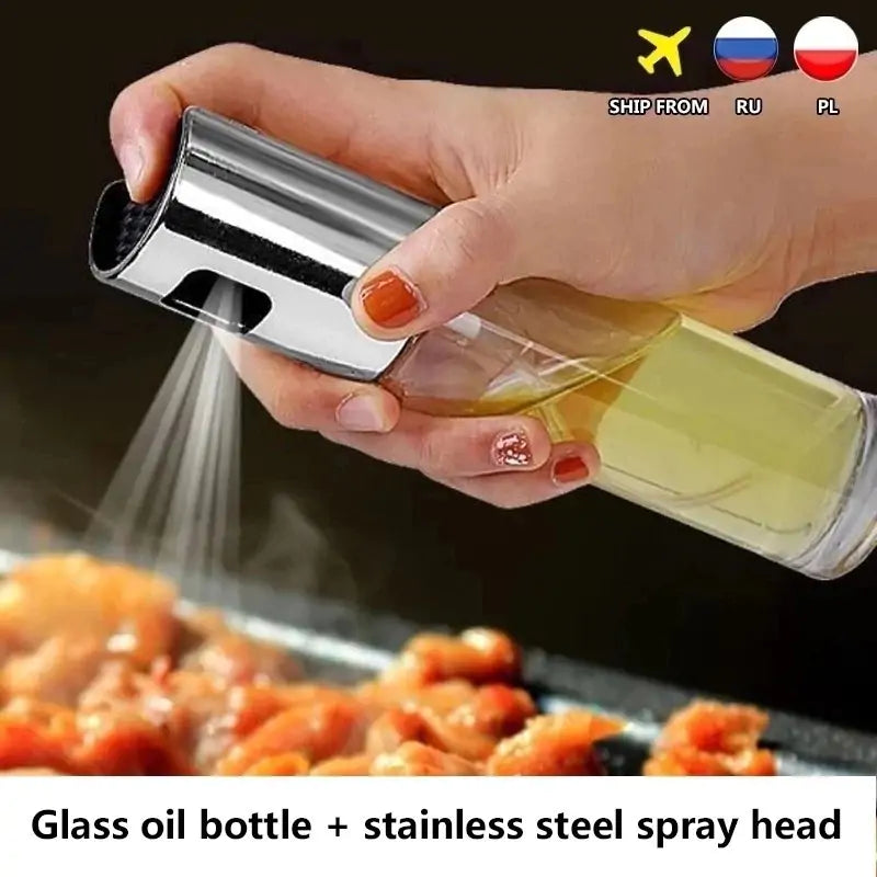 Kitchen Condiment Oil Spray Bottle