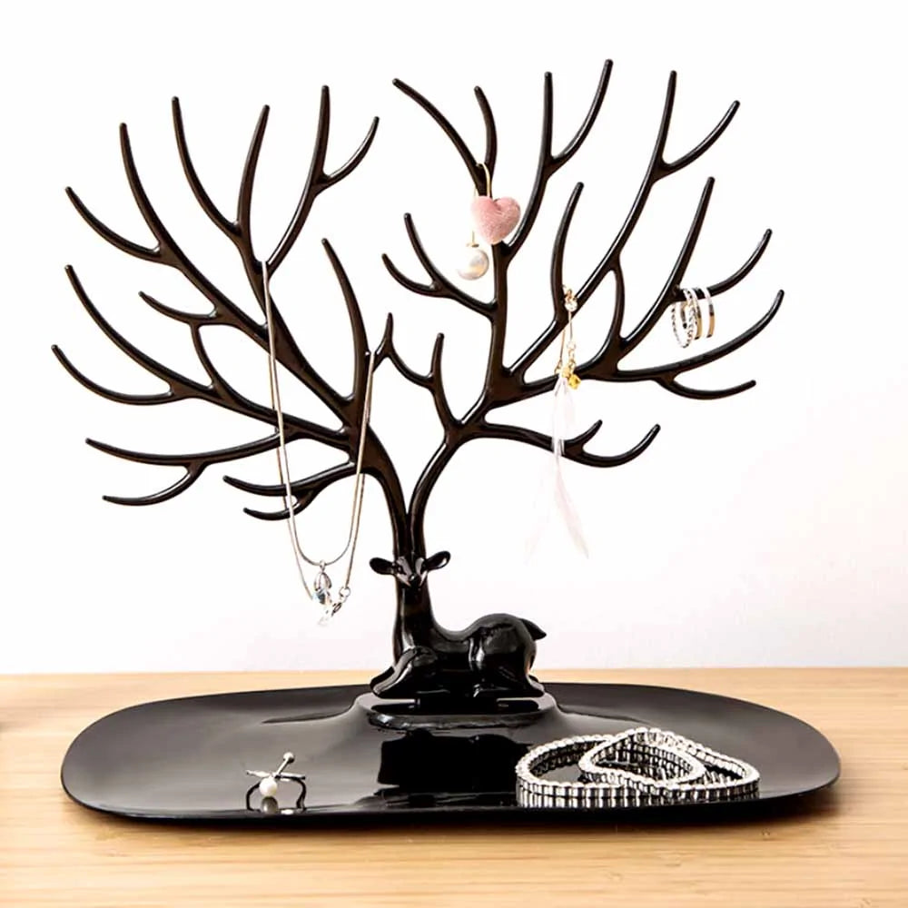 Deer Antler Tree Hanging Jewelry Holder